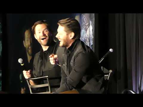 #SPNIndy2022 Jensen mimics Jared's laugh