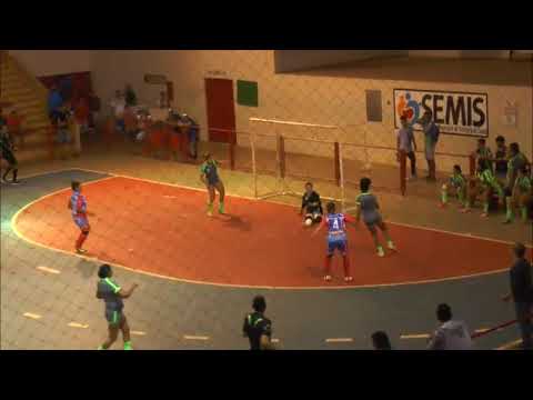 TRADIÇÃO APARECIDA 3x0 BEIJA FLOR - 1* Fase - 3* Rodada - Copa AGFAL de Futsal Feminino 2018.