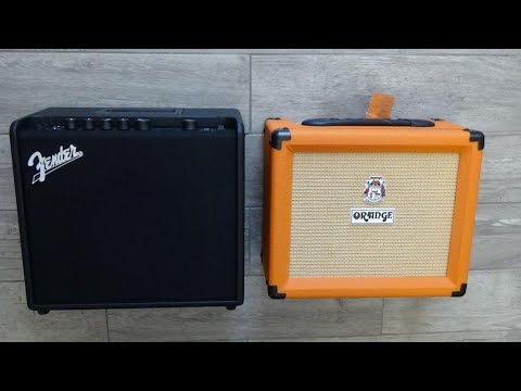 ORANGE CRUSH 20rt / FENDER MUSTANG LT25 - A Comparison Of Features | Play Guitar