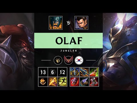 Olaf Jungle vs Xin Zhao - KR Grandmaster Patch 25.16
