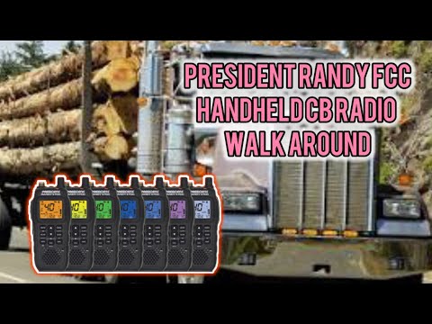 President Randy Handheld CB Radio Walkaround