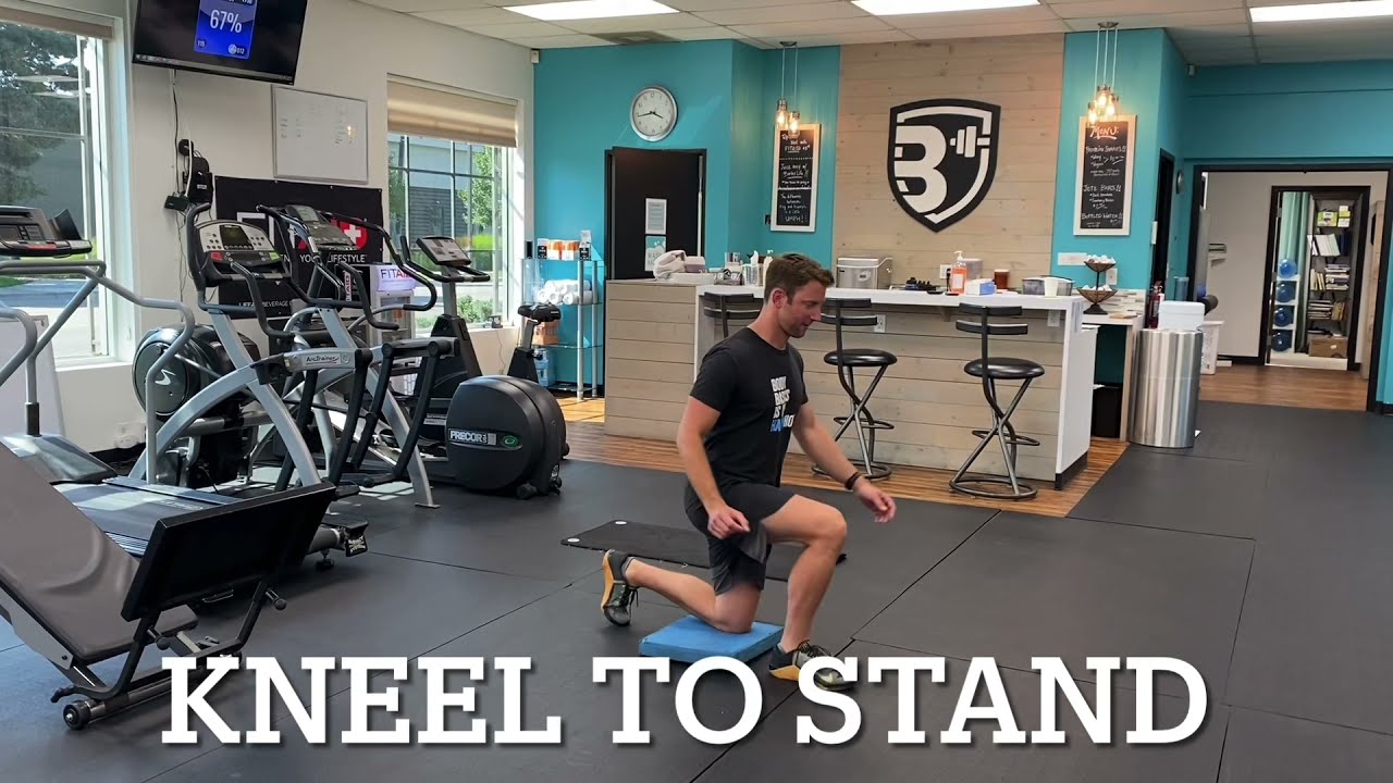 Tall Kneeling to Stand Exercise - YouTube