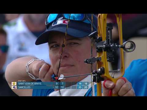Moreuil vs Fontenay sous Bois – Bronze équipes mixtes arc à poulies | Riom 2019 Championnat de Fra
