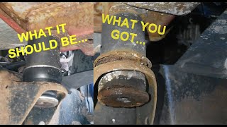 Subtract Foam, Add Rust - Sport Trac Body Mount Bushings