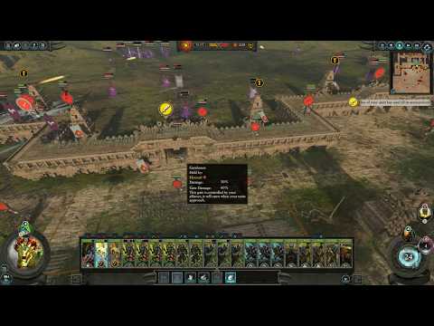 Total War: Warhammer 2 - The Siege of Tepok (Campaign Battle - Lizardmen - Mazdamundi)