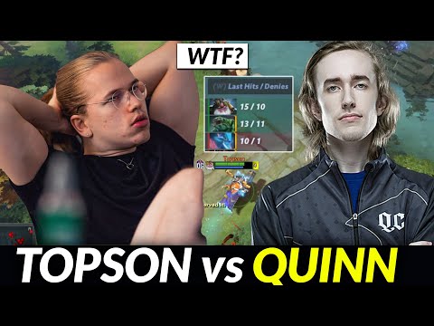 Topson Sniper Mid vs Quinn - Winning lane is not enough