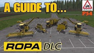 Farming Simulator 17 PS4: A Guide to... ROPA DLC
