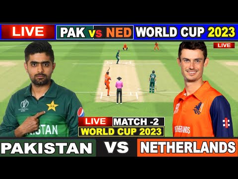 Live: PAK Vs NED,  World Cup 2023 | Live Match Centre | Pakistan Vs Netherlands | 1st Innings