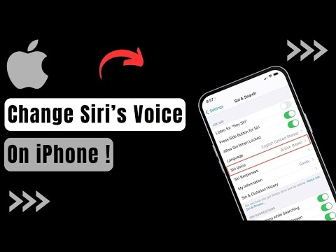How To Change Siri's Voice On iPhone !