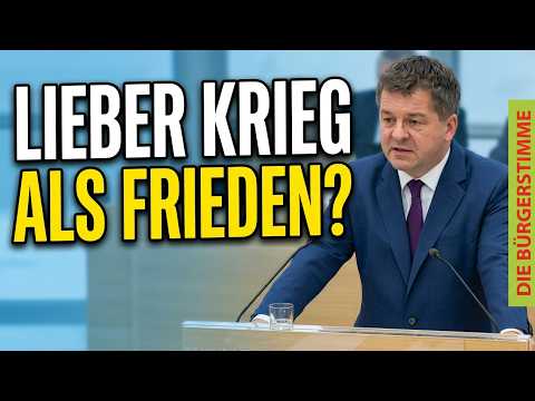 Der Kriegsverlängerungs-Ministerpräsident und sein peinliches Nicht-Zuständigkeits-Gerangel - Sven Schulzes (CDU) Landtags-Show