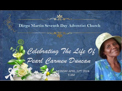 Funeral for Pearl Carmen Duncan. Monday April 22nd 2024