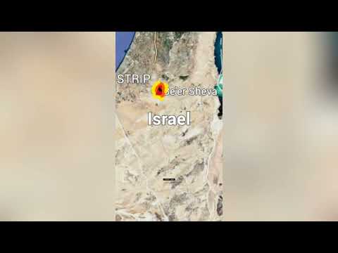 Chenia shows damage done to Israel