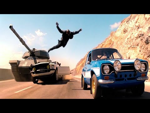 vin Diesel from tank attack in the Bridge scene(Full HD)