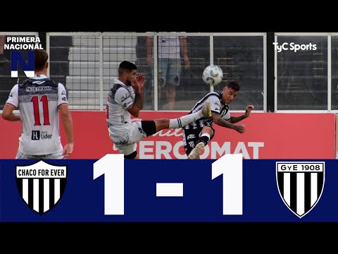 Chaco For Ever 1-1 Gimnasia (M) | Primera Nacional | Fecha 2 (Zona B)