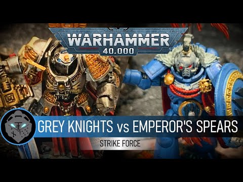 Grey Knights vs Emperor's Spears - A Warhammer 40,000 Battle Report