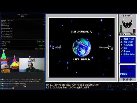 Star Control 1 (DOS) speedrun - all missions - 3:32:21
