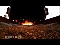 Loram Rail Grinder Under Train View