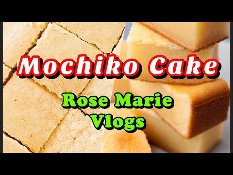 Mochi Cake ( Mochiko Sweet Rice Flour)