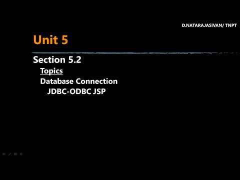 JDBC-ODBC Database Connection