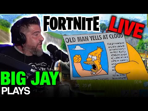 Playing FORTNITE for the first time.