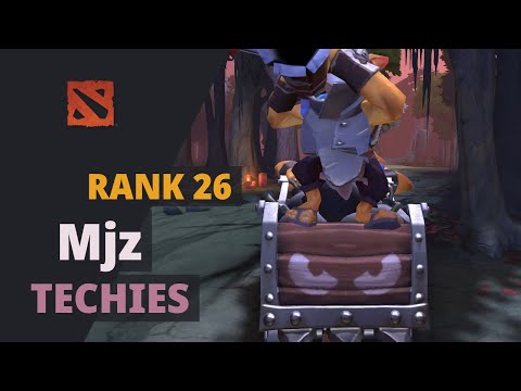 Mjz (Rank 26) plays Techies Dota 2 Full Game