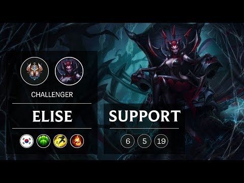 Elise Support vs Tahm Kench - KR Challenger Patch 9.4