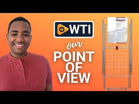 Clothes Rack Laying Area of 19 m Wings-Locking System | Folding & Non-Slip Clothesline | for Indoors and Outdoors 177 x 54.5 x 107.5cm | Pack of 6 - WTI product video review