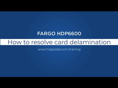 FARGO HDP6600: Cómo solucionar un problema de delaminación de la tarjeta