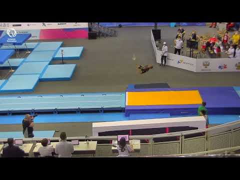 Ksenia LUTKOVA (RUS) - 2021 junior European bronze medallist, tumbling