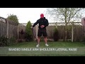 Banded Single Arm Shoulder Lateral Raise