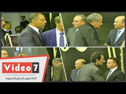 رموز السياسة والصحافة فى عزاء إبراهيم نافع بمسجد عمر مكرم