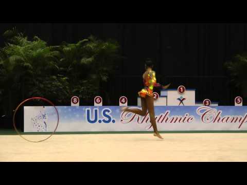 Nastasya Generalova - Hoop - All Around Final - 2013 U.S. Rhythmic Championships