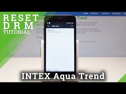 How to Reset DRM in INTEX Aqua Trend - Remove Digital Licenses