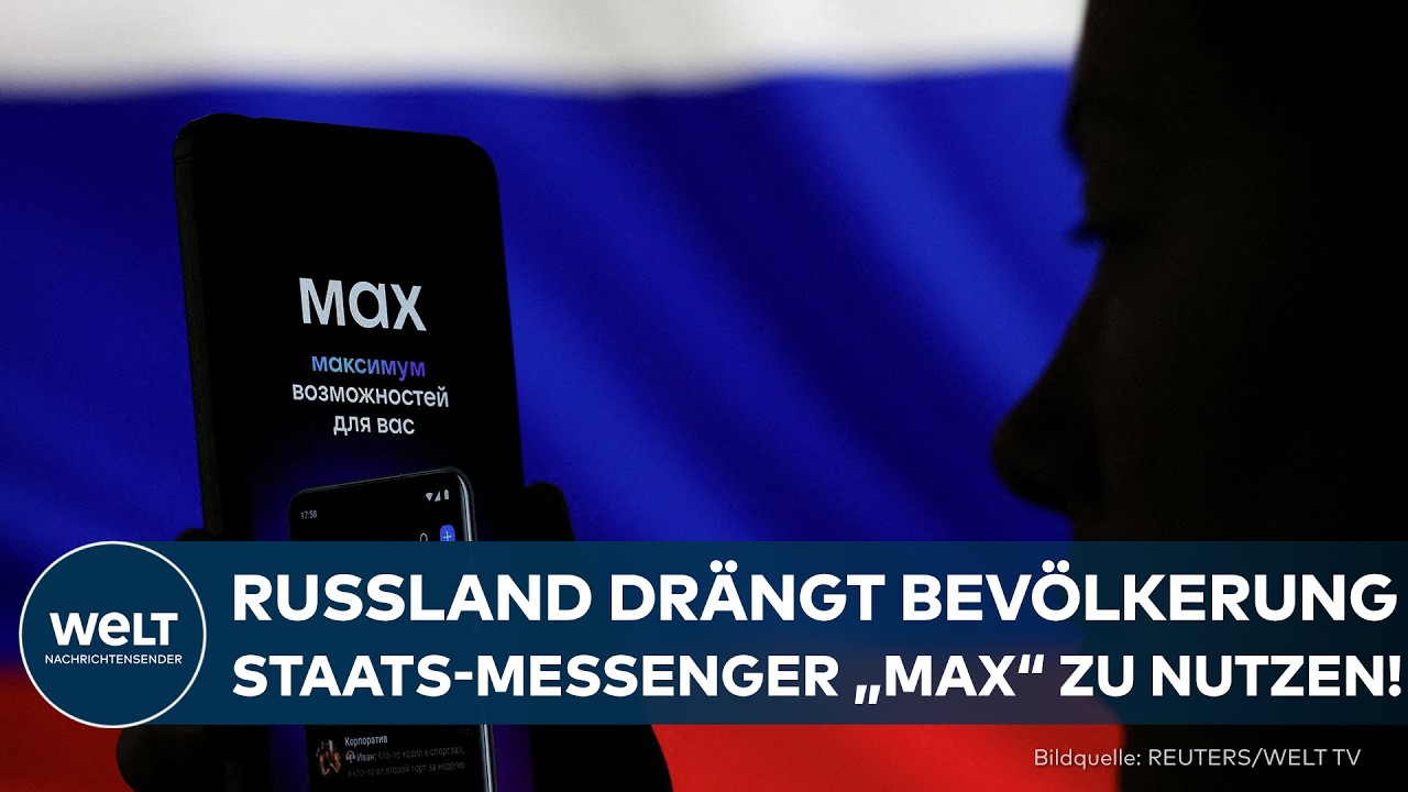 "MAX" STATT TELEGRAM: Russland drängt Bevölkerung Staats-Messenger zu nutzen!