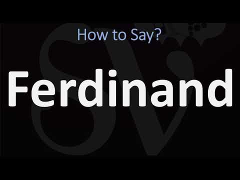 How to Pronounce Ferdinand? (CORRECTLY)