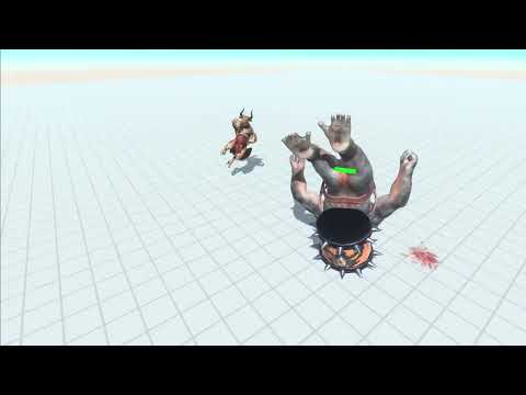 ARBS Goro the giant Vs Minotaur   Animal Revolt Battle Simulator ARBS #arbs