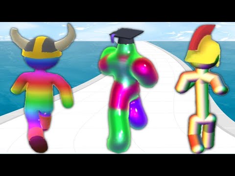 GIANT RUSH vs TALL MAN RUN vs BLOB RUNNER 3D - Triple Game