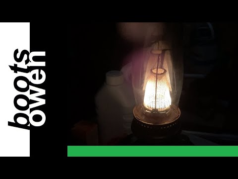 Aladdin lamp experiments with a Coleman mantle instead of a Loxon mantle