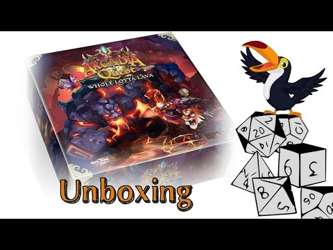 Arcadia Quest Inferno Whole Lotta Lava Unboxing
