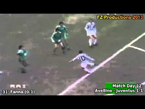Serie A 1980-1981, day 12 Avellino - Juventus 1-1 (Fanna goal)