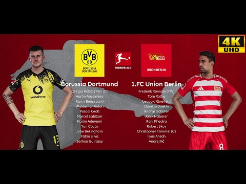 1. Bundesliga 25/26 Borussia Dortmund - FC Union Berlin | 2. Spieltag | 4K