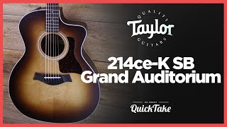 Video thumbnail for Taylor 214ce-K SB Grand Auditorium | QuickTake | Barnett Music Exchange by Barnett Music Exchange