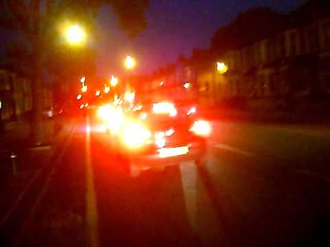 SK07 KCG Feels The Need To Move Into The Cycle Lane But Still Can't Make Progress