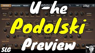 Video thumbnail for U-he | Podolski | Presets Preview (No Talk) by Simon Le Grec