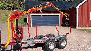 العربات المقطورة شاحنة نقل الأخشاب Kranman T1900 4WD | صورة 4 - Autoline