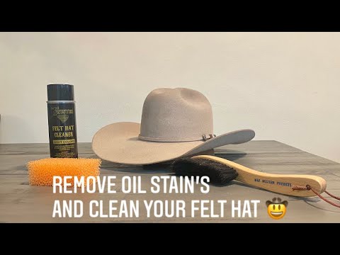 YouTube video about: How to get a sweat stain out of a hat?
