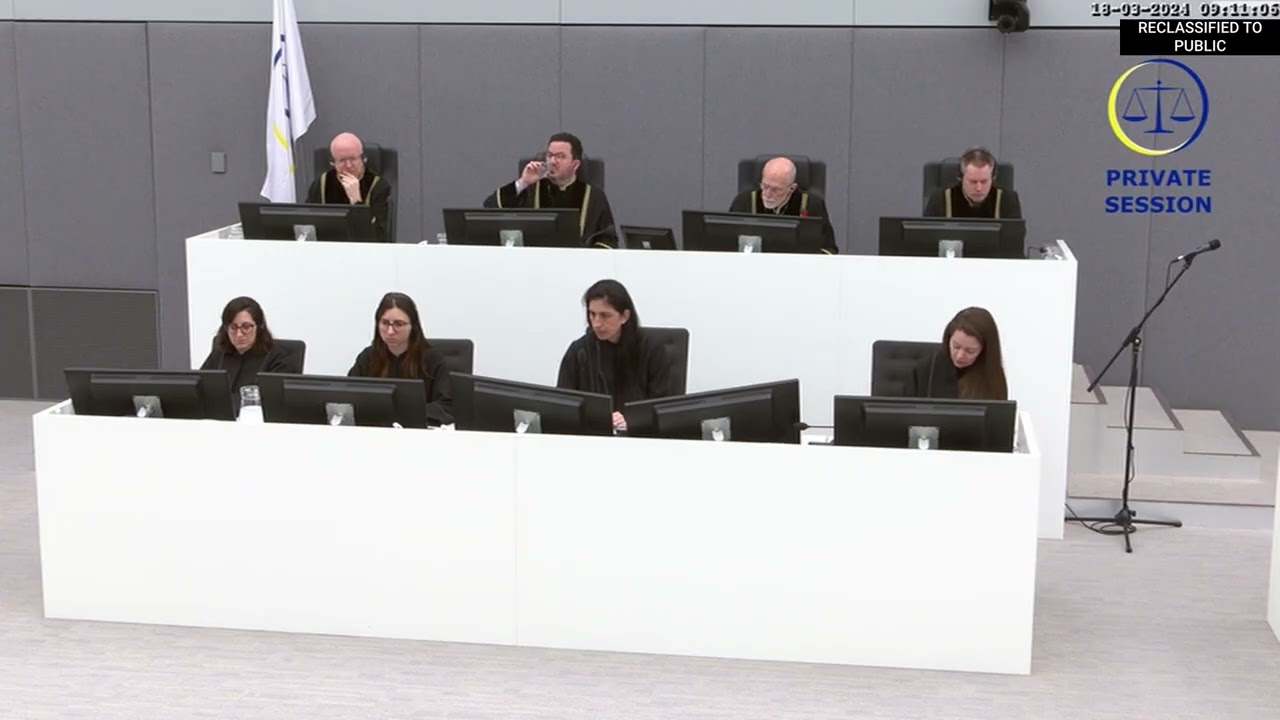 18/03/2024: Thaçi et al, Trial hearing (reclassified)