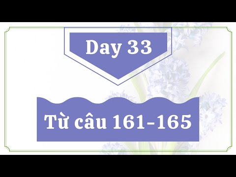 Day 33 từ câu 161-165 - Luyện đọc & nghe Tiếng Anh Daily Life