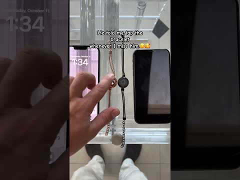 Smart couples bracelets for long distance❤️🥰 #shorts
