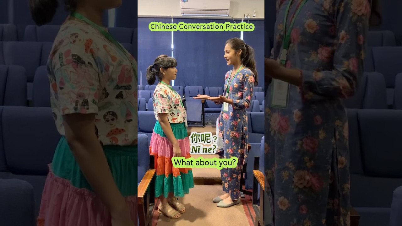 Student Intro in Chinese: Hello & Nice to Meet You! #hsk1 #mandarin #basicchinese #ytshorts #yt